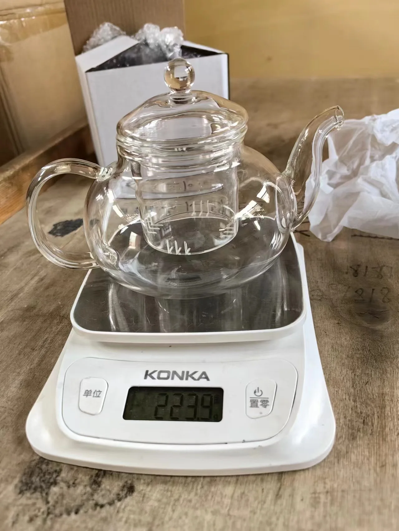 Tea Kettle with Infuser Stovetop Gift Set Microwave & Dishwasher Safe Glass Teapot with Removable Glass Lid and Strainer