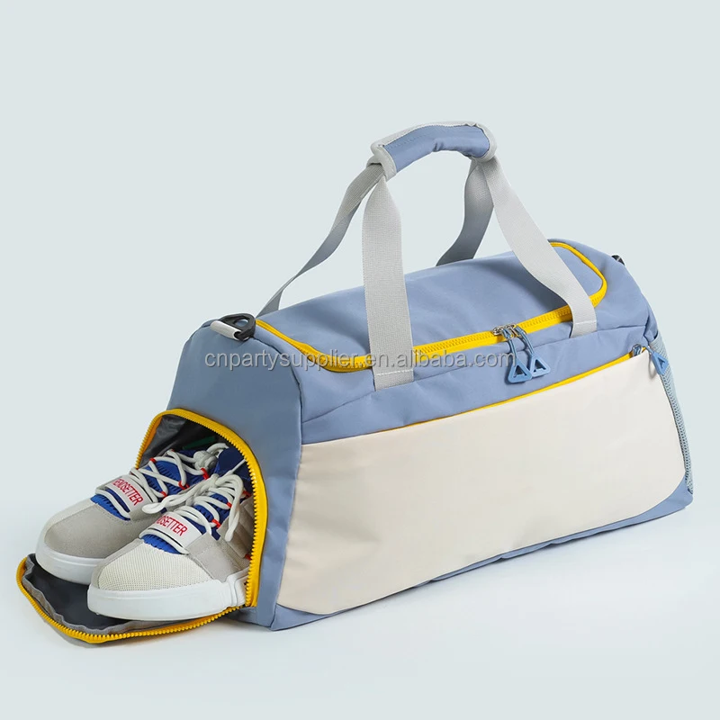 Wholesale Waterproof Fitness Bag Gym Duffel With Shoe Compartments for Sports Gyms and Weekend / Lightweight