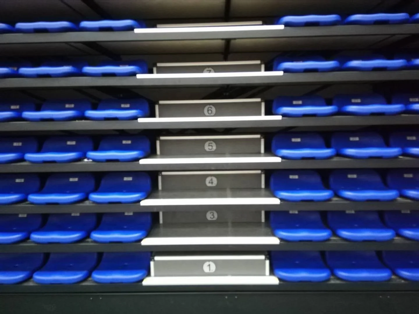 Theater Furniture Stadium Bleachers Retractable Bleacher Price Match Plastic Chair