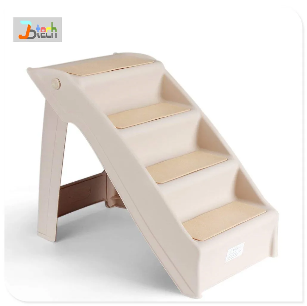 pet steps stairs foldable plastic cat dog ramp pet stairs for bed and sofa pet ladder for car