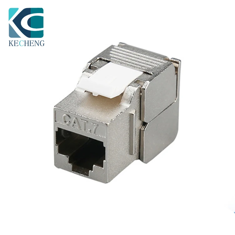 Kecheng горячая Распродажа rj45 cat7 keystone jack utp cat7 cat6a rj45