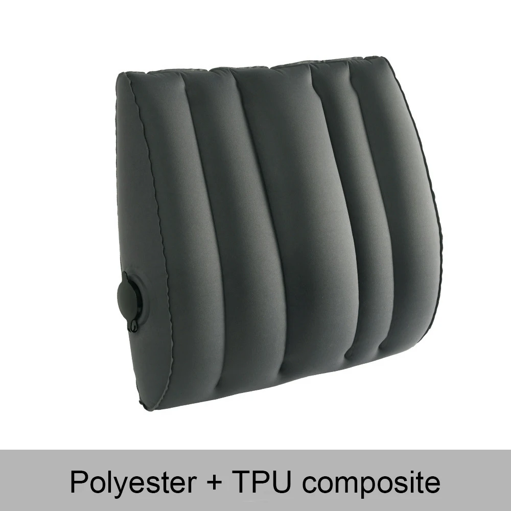 Durable Inflatable Lumbar Support Cushion Pillow For Car Office Chair