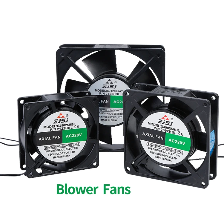 Large Volume Axial flow Ac High Temperature Resistant  Cooling Fan Chassis Cabinet Silent Exhaust Fan