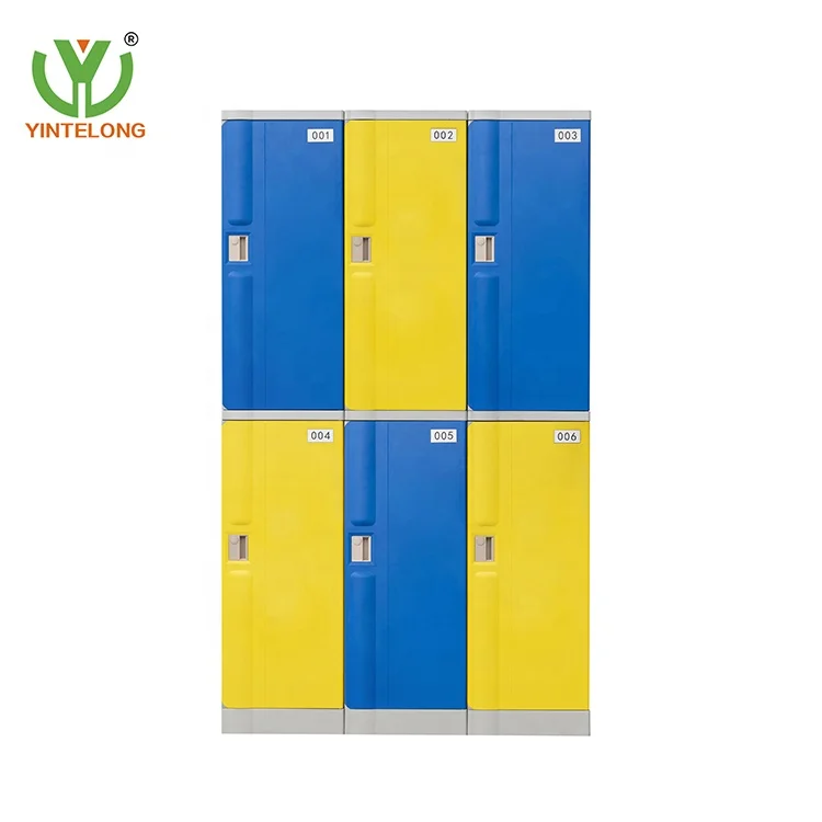 YL Abs Plastic Locker  Gym Clothes Storage Cabinet Lockers Knock Down Assembled Locker