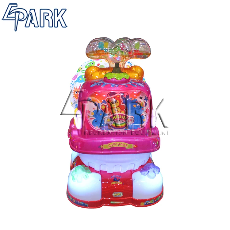 EPARK Cute Whale pink kiddie ride time controller train kiddie ride machines from india for sale