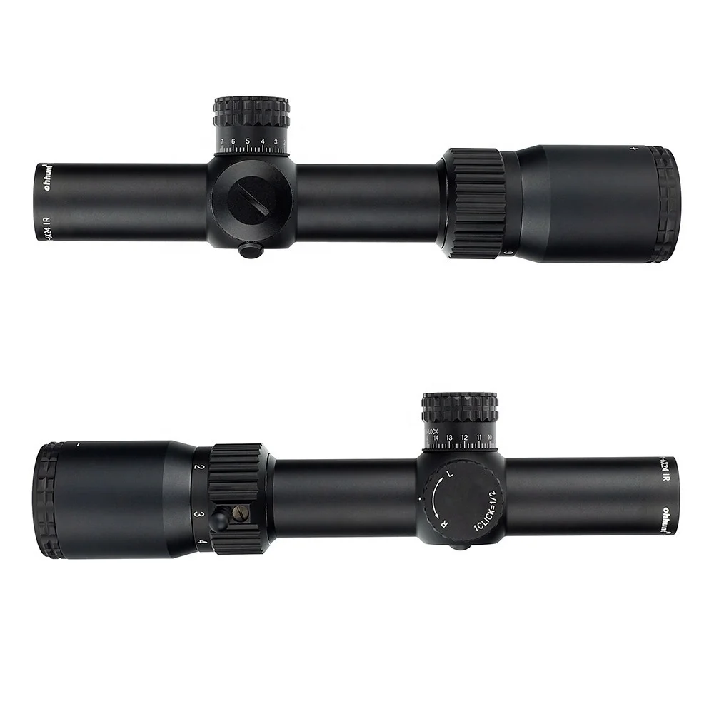 Ohhunt Hunting Optics 1-6x24 FFP Red Illuminated Telescopic Sight OEM Customized Optical Scopes