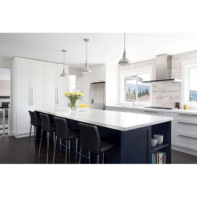  Новая модель античный белый кухонный шкаф дизайн из массива вишни