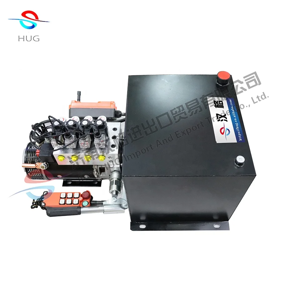 High quality hydraulic system hydraulic cylinder hydraulic power unit with wireless remote control