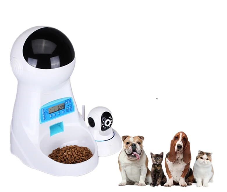 remote control smart automatic pet feeder 4L pet feeder automatic with pet feeder