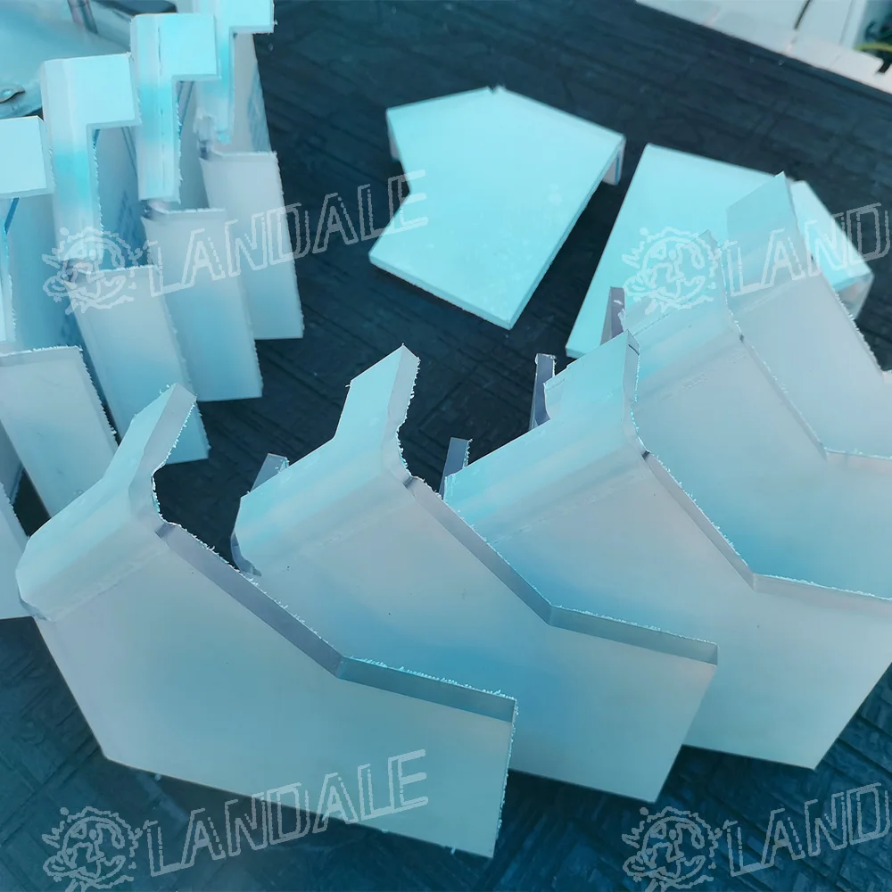 Polycarbonate plate bending perforated plastic support Transparent PC plate strong workpiece