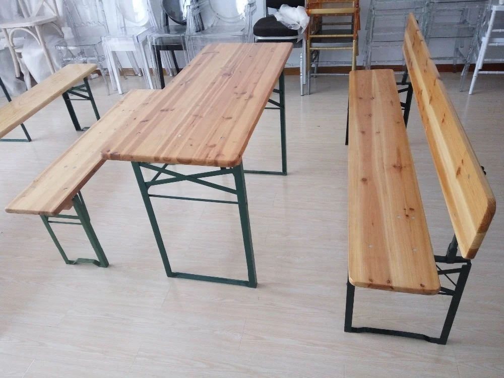 Beer Garden Table and Bench wooden beer table set
