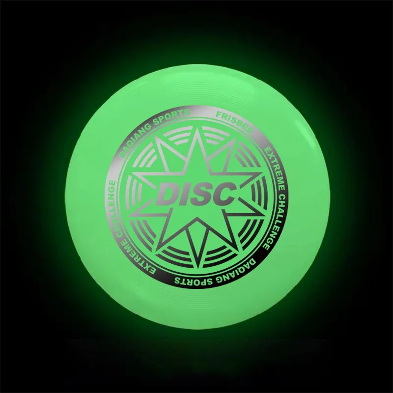 Hot Ultimate Glow In The Dark Frisbee Disc Game Custom Logo Plastic Frisbee Game Disc Toys Flying Ring Disc Led For Competitive