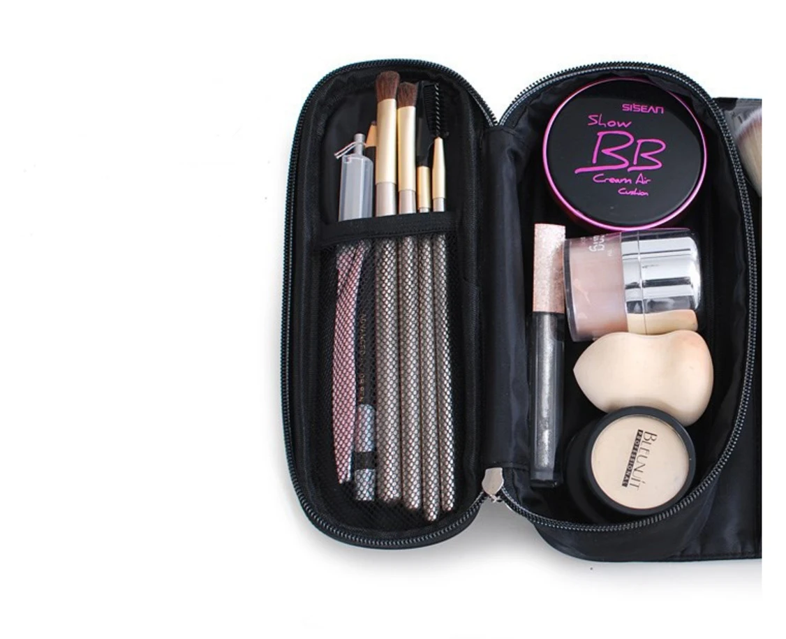 High Style Famous Brand Beautiful Cosmetic Pouchblack Make Up Bag  China Good Price For Makeup