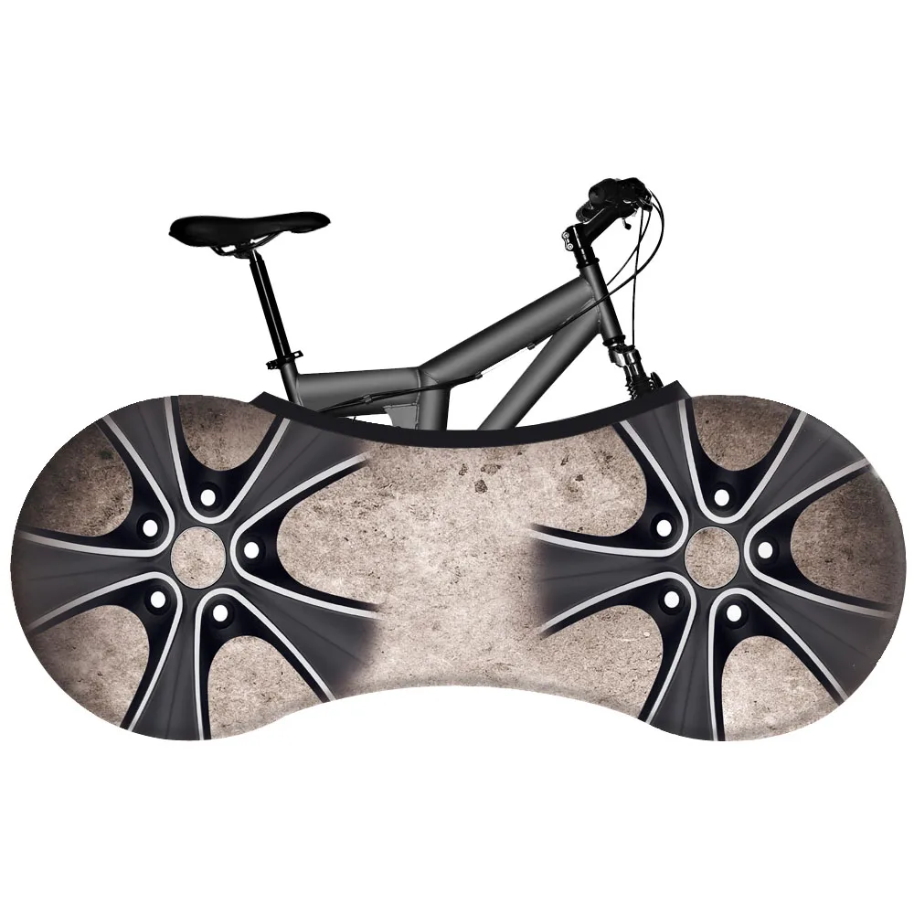 
Bicycle Accessories Bike Cover Washable Elastic Dirt-Free Bike Storage Wheel Cover Tire Package Fit All Bicycles 