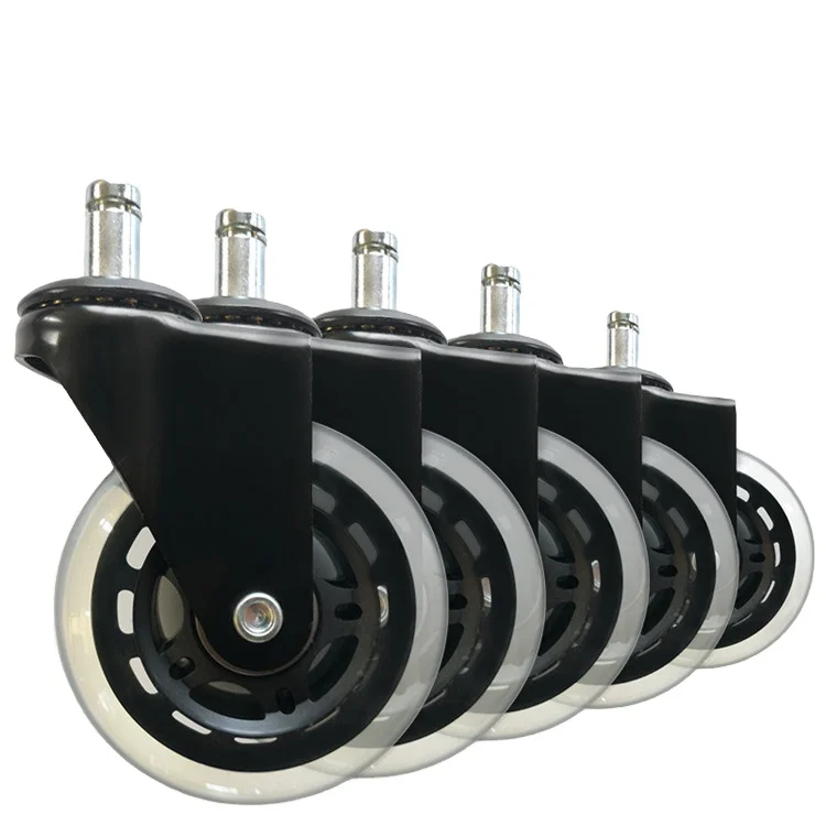 Hign quality  furniture caster wheel for legs  4 inch transparent caster wheel