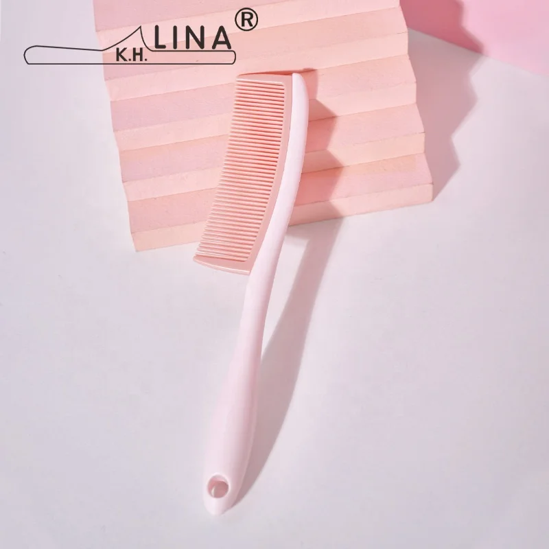 Модная Высококачественная Антистатическая ручка с узкими зубьями, пользовательская салонная целлюлозная ацетатная расческа для волос