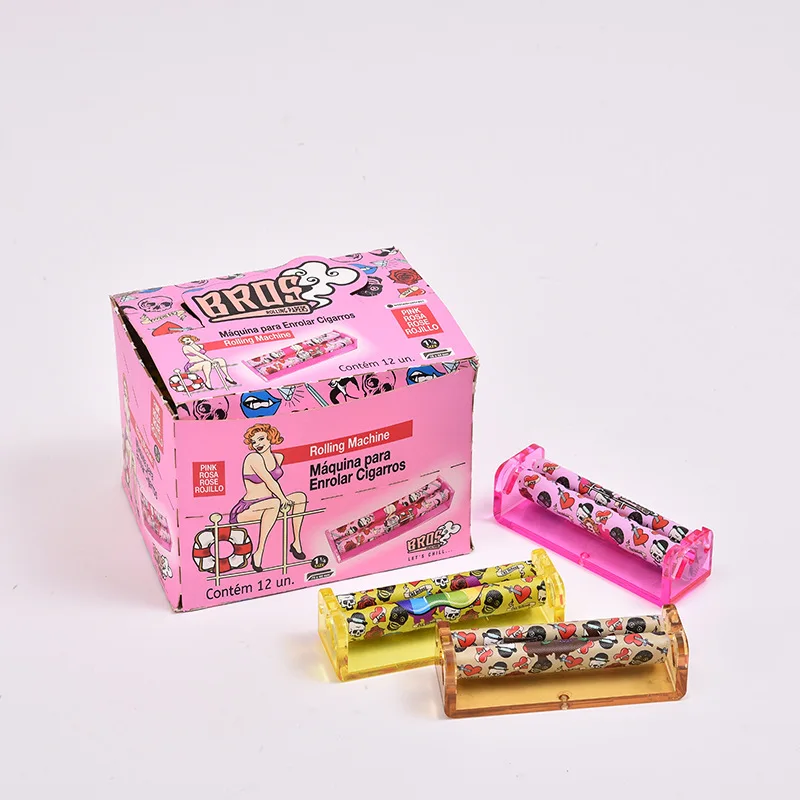 Smoking Accessories Cigarette Rolling Machine Manual 120mm 86mm Plastic Tobacco Roller