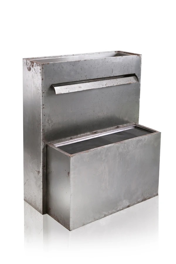 Corten Steel Metal Pool Bowl Water Feature For Interior Decoration