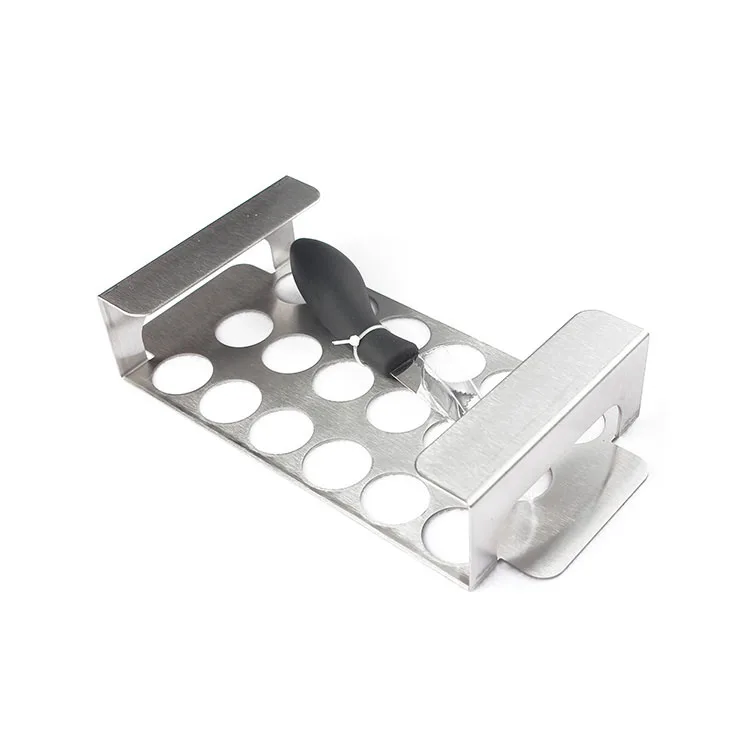 Outdoor grilling bbq accessories chili roaster stainless steel jalapeno roaster with 18 holes grill holder