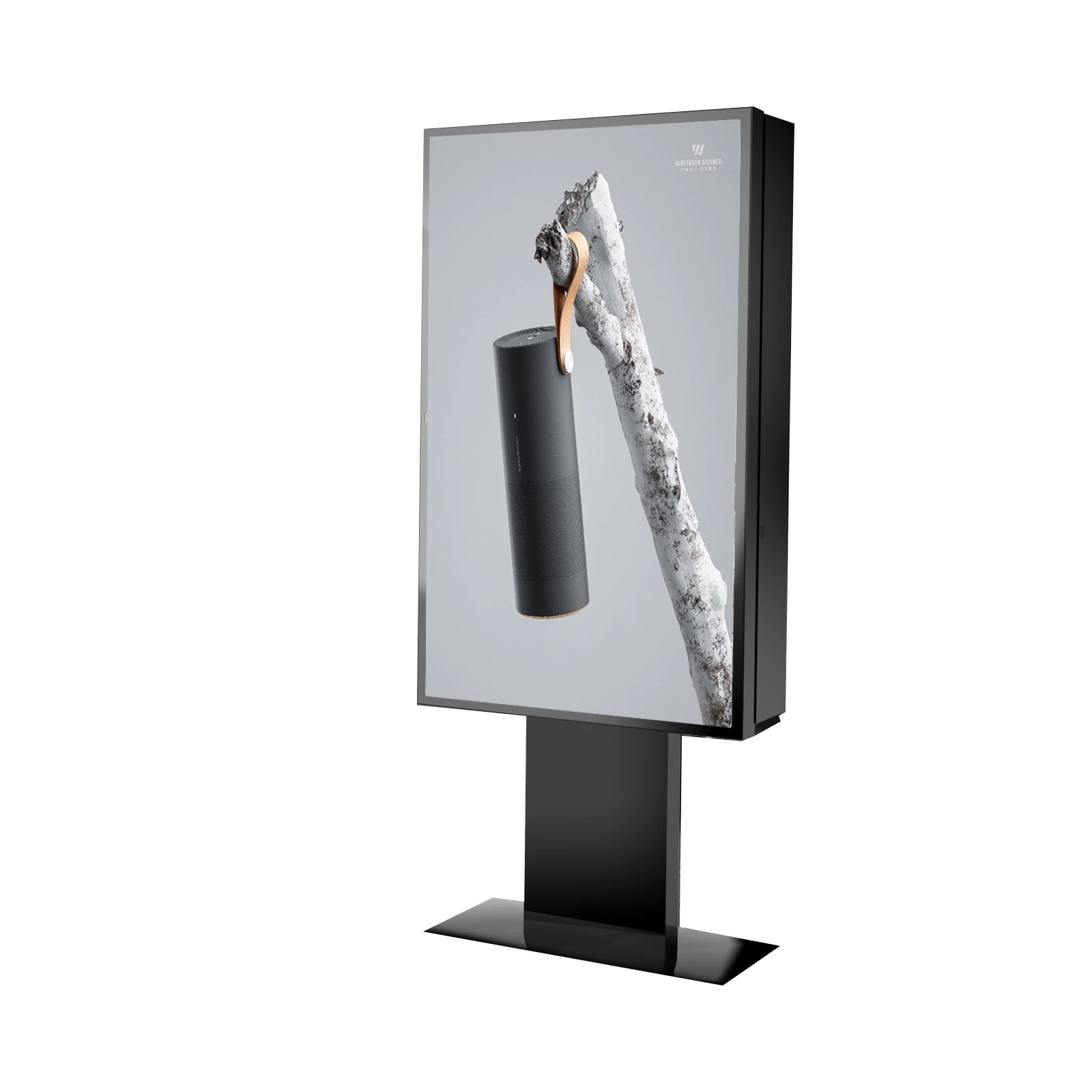 IP67  ultrathin 55 Inch 4k Semi-outdoor Poster Android Monitor Advertising Players  Screen Shop Window Facing Digital Signage
