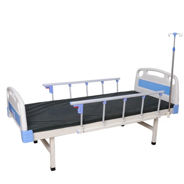 High Quality Cheap Iron Head Hospital Bed With Mattress