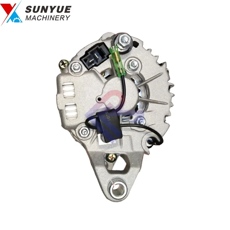 DH55 4JB1 12V 55A Alternator For Daewoo Doosan Excavator Generator