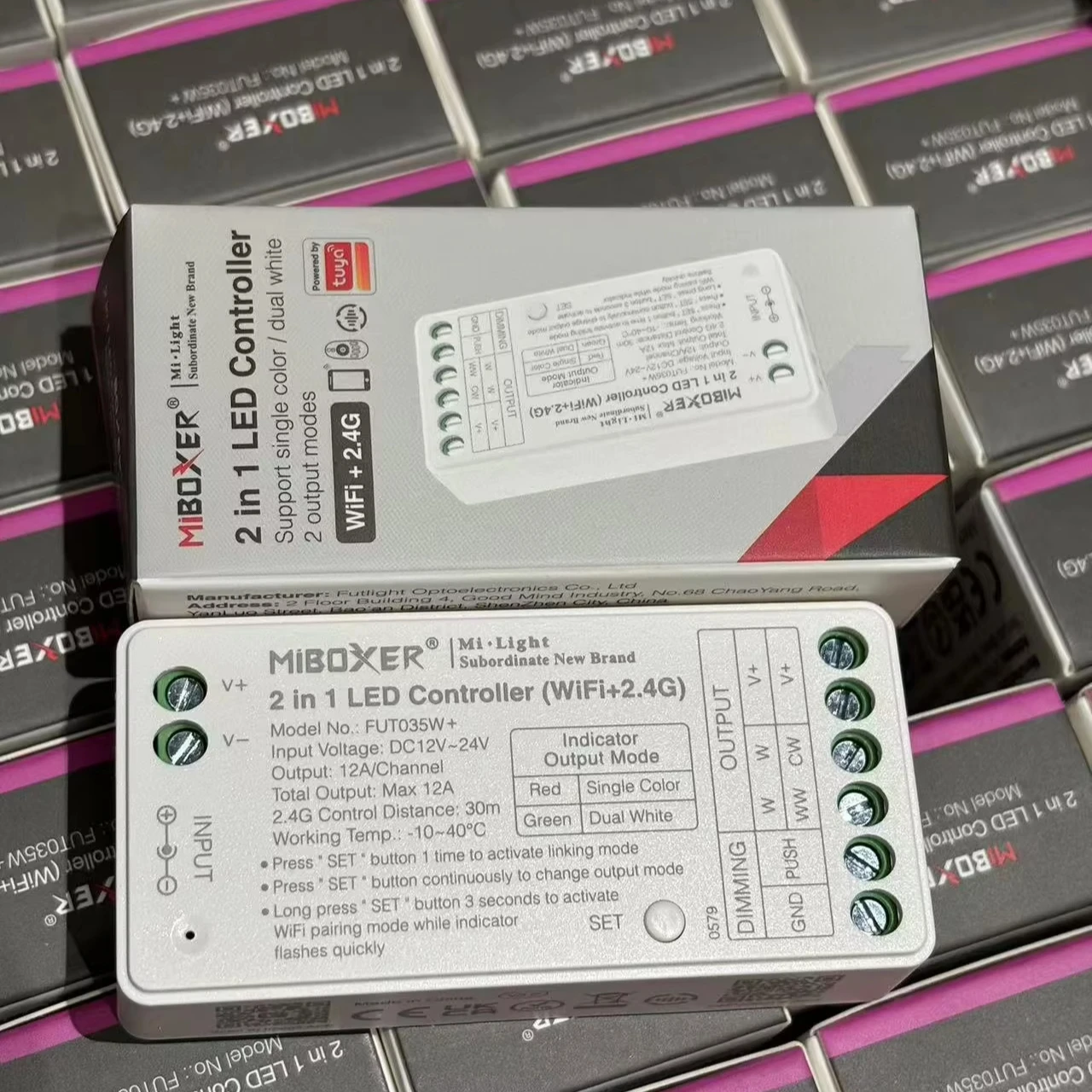 Zigbee and Bluetooth App Smart Home System or Directly Control Lights FUT036S Single Color LED Controller (2.4GHz)