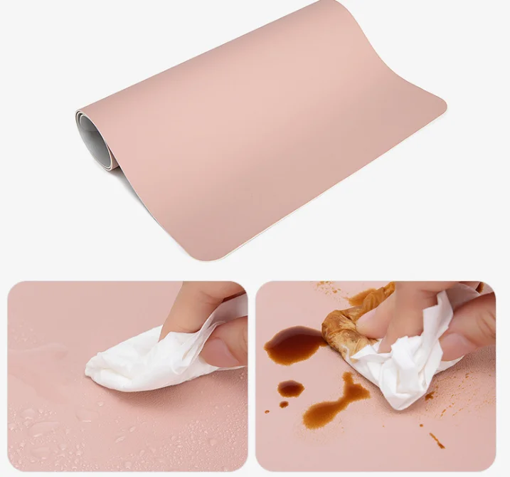 Multi-functional High-quality Ultra Thin Waterproof PU Leather Mouse Pad Dual Use Desk Writing Mat for work
