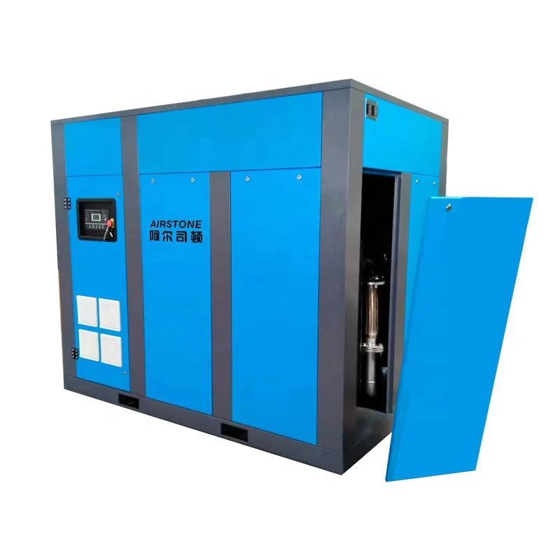 Airstone 7bar 8bar 10bar 12bar 37kw 45kw 55kw 75kw 90kw 110kw 132kw 160kw 185kw 220kw 250kw Screw Air Compressor