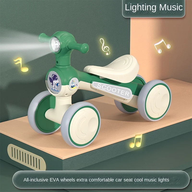 New sliding baby walker four-wheeled scooter Kids Balance car boy girl Twist