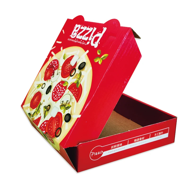Manufacturer custom sandwich food paper bag packaging pizza packing box 12 inch pizza box