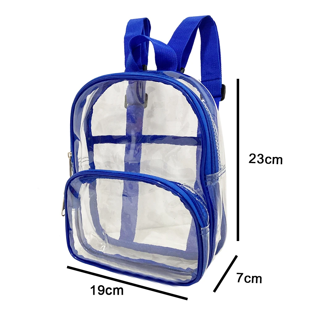 Bag Backpack Transparent Holographic Plastic Colorful Pvc Outdoor Backpack Fashion Back Pack Clear School Bag Water Proof
