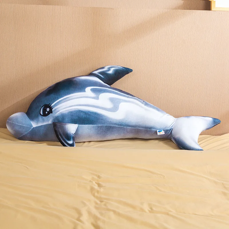 New Design Rainbow Stuffed Sea Animal dolphin plush toy
