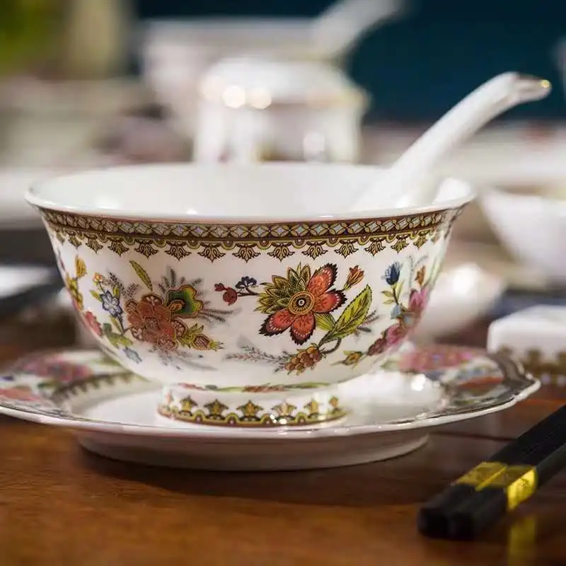 hot sale fine bone China 72pcs  bone china dinner set porcelain dinnerware  set