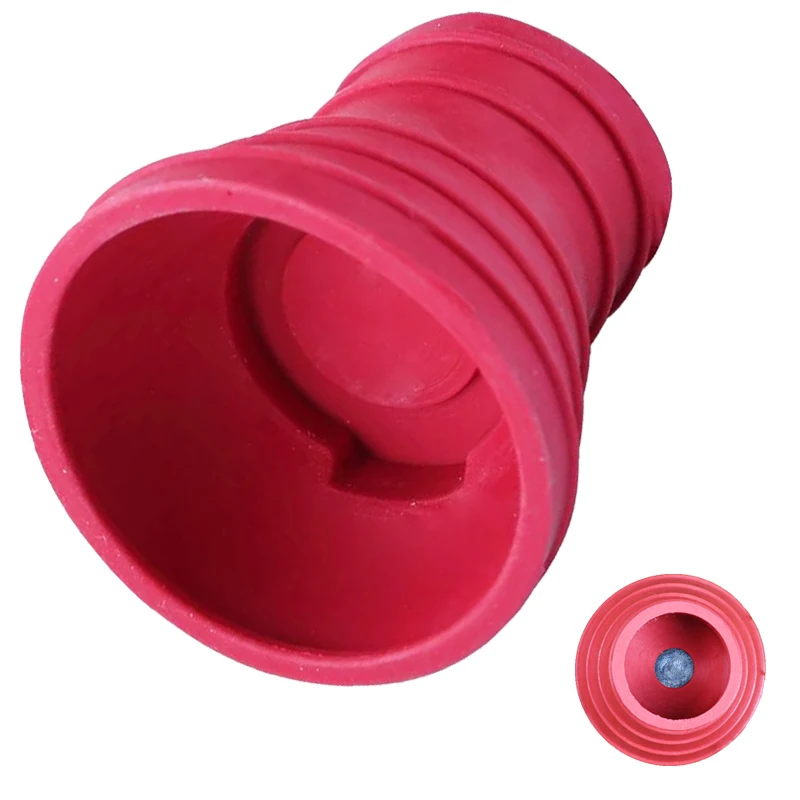 High Quality Red Golf Ball Rubber Grabber with Magnet Golf Ball Suction Cup Golf Ball Picker Pick up Tool Mini Retriever