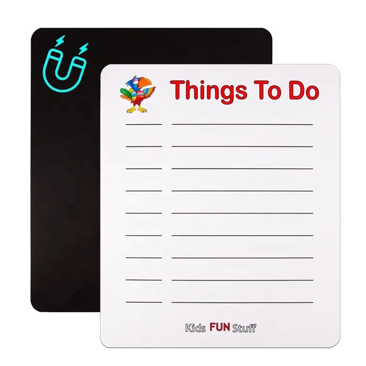 Magnetic Dry Erase Board for Refrigerator Magnet to do list magnetic week planner magnet things to do