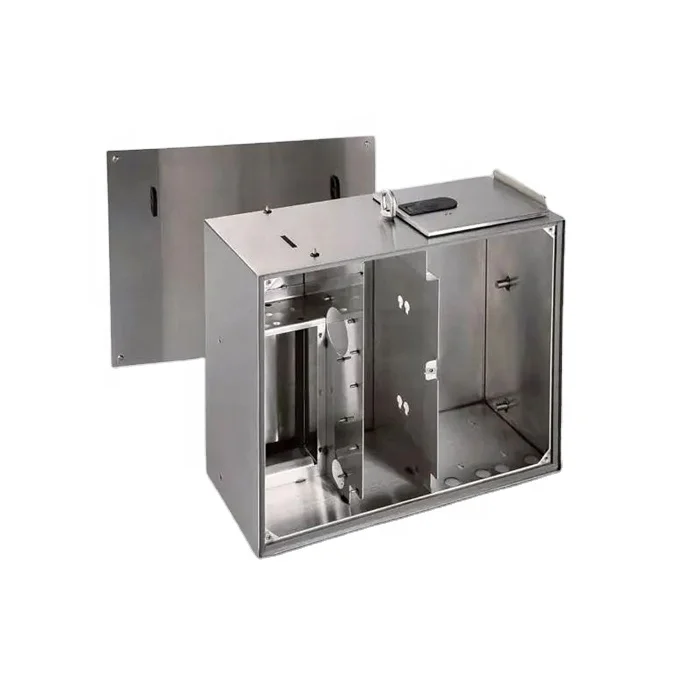 Custom IP68 Large Stainless Steel Metal Chassis Cabinet Electric Metal Box Metal Enclosure