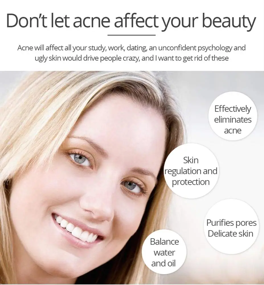 VIBRANT GLAMOUR Tea Tree Anti-Acne Face Cream Oil Control Shrink Pores Acne Cream Nourish Whitening Acne Scar Remove Skin Care