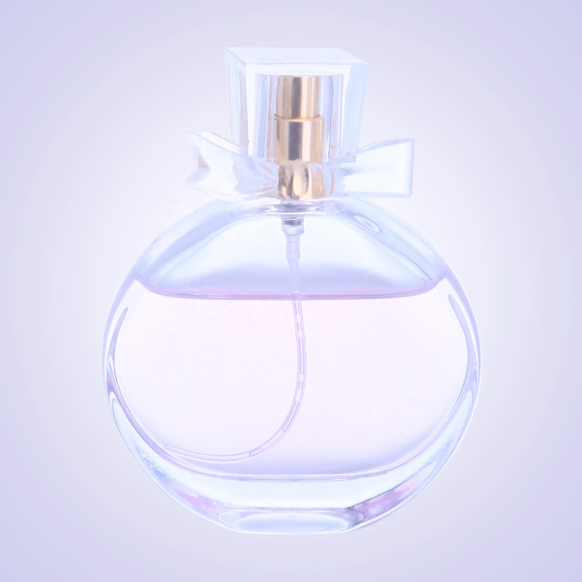 50ml Empty Luxury Crystal Glass Bottle Cap Transparent Screw 15Mm Neck Perfume Bottles