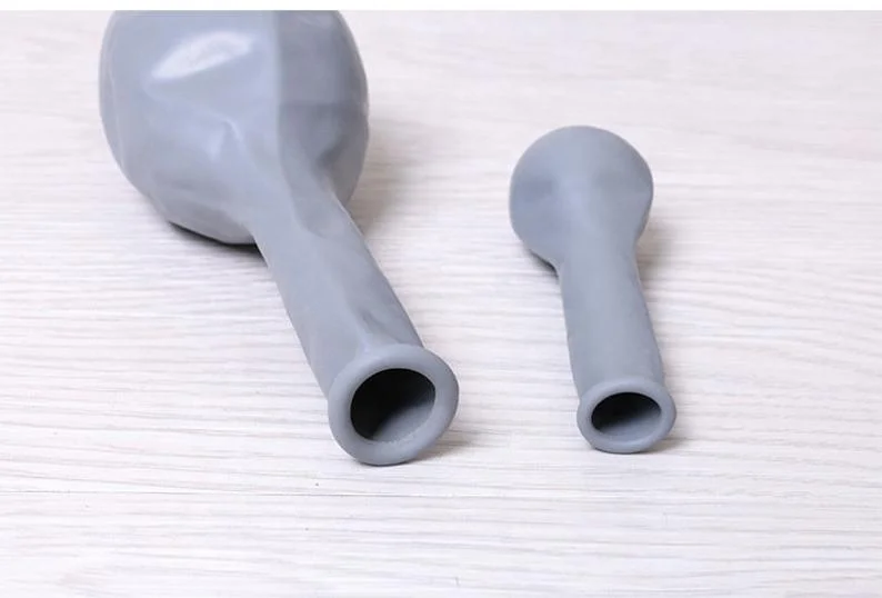 CYmylar China factory supplies  Metallic Pearl standard latex balloon Garland kit 5inch 10inch 12inch Grey latex balloon