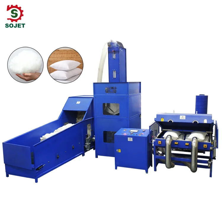 Automatic Fiber Opening and Filling Machine cushion and pillow stuffing filling machine
