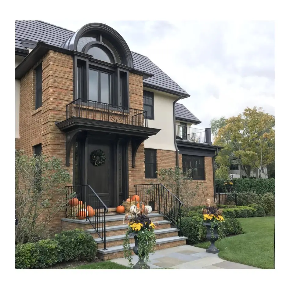 ACE Hot Sales Decorative Wrought Iron Railing Commercial Used For Project Staircase Balcony