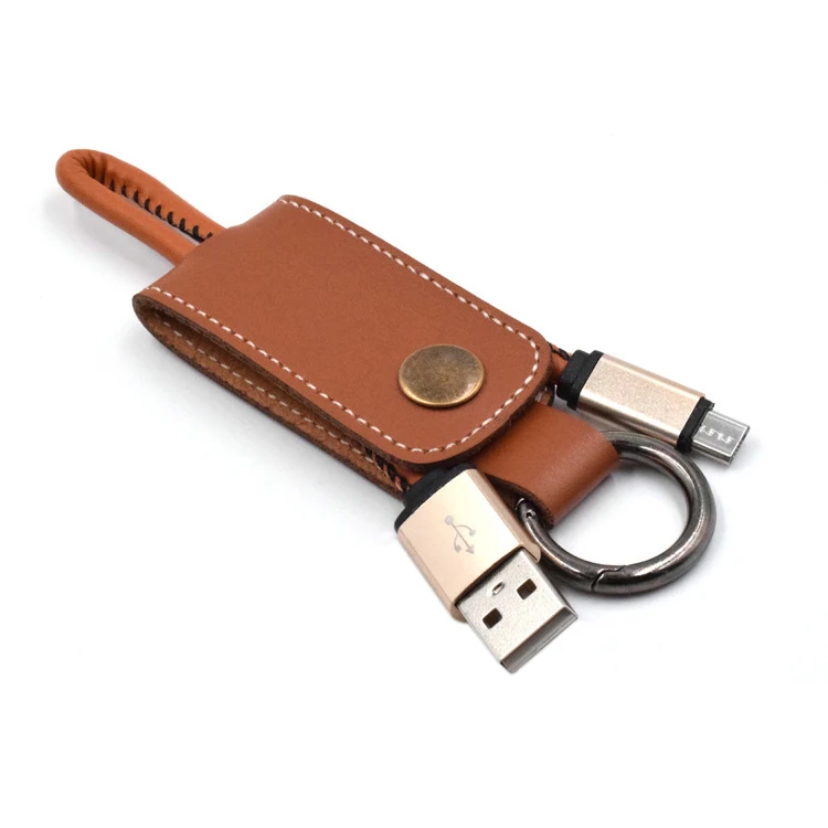 Лидер продаж заводской USB-кабель с брелоком для быстрой зарядки 2 А
