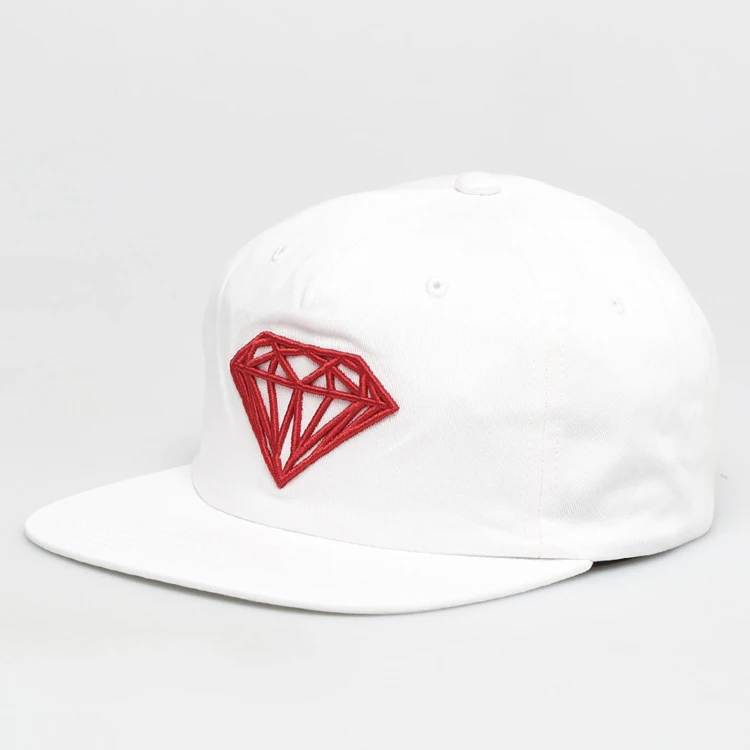 Wholesale Plain Gorras Blank Custom 3D Embroidery Logo Youth Men 5 Panel Unstructured Snapback Hat Cap