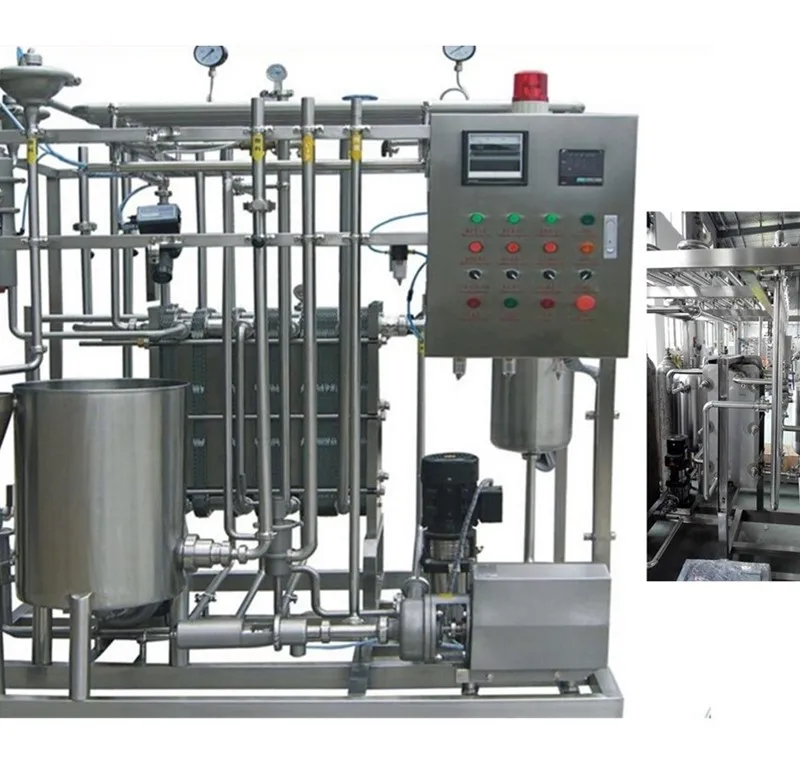 Plate Heat Exchanger milk sterilizer machine used for juice