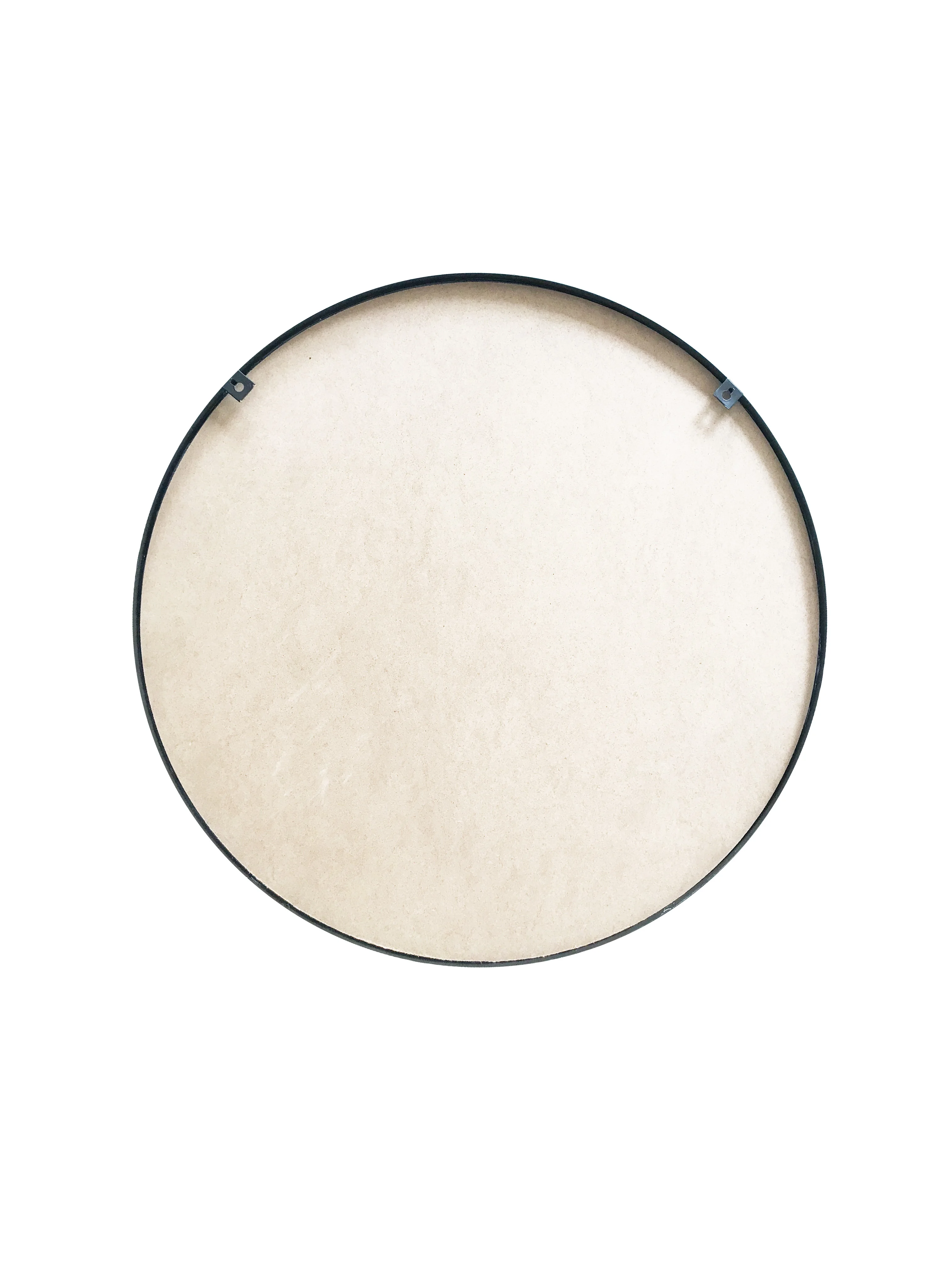 Modern Luxury Hotel Bathroom livingroom 50 60 70 80cm decorative black Metal Frame Round Wall Mirror