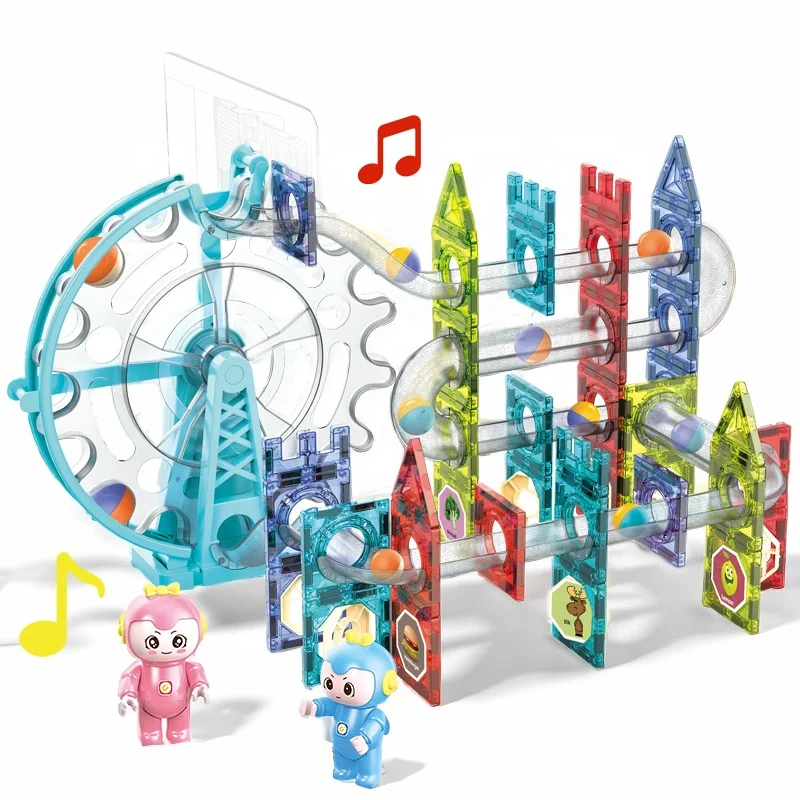 Новый продукт идеи 2024 тенденции Детский Электрический магнит набор строительных блоков новые обновляемые магические магнитные плитки блоки для детей