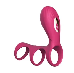 Male Ejaculation Delay Cock ring Penis 10 vibrating Vibrating Ring Strap Dildo G spot Vibrator Dick Enlargement Extender for men