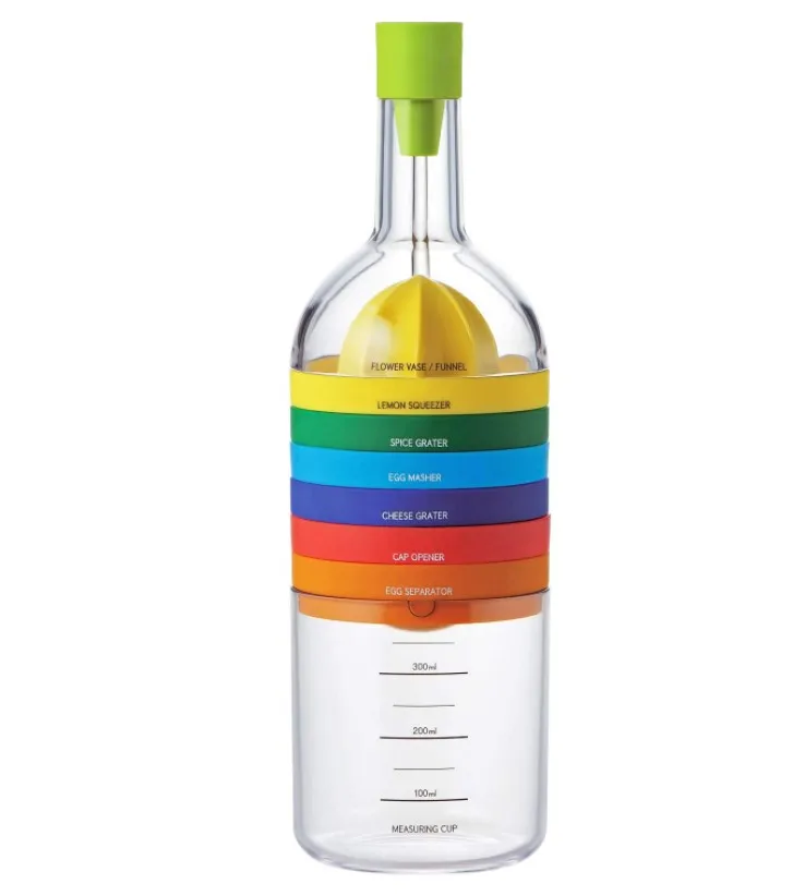 Многофункциональный кухонный инструмент 8 в 1 бытовой ручной соковыжималка для бутылок сока терка яиц измельчитель гаджет