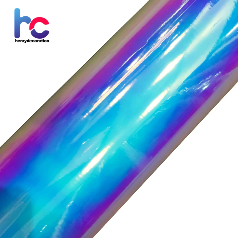 New Style Laser Rainbow Chrome Mirror Holographic Car Wrap Vinyl